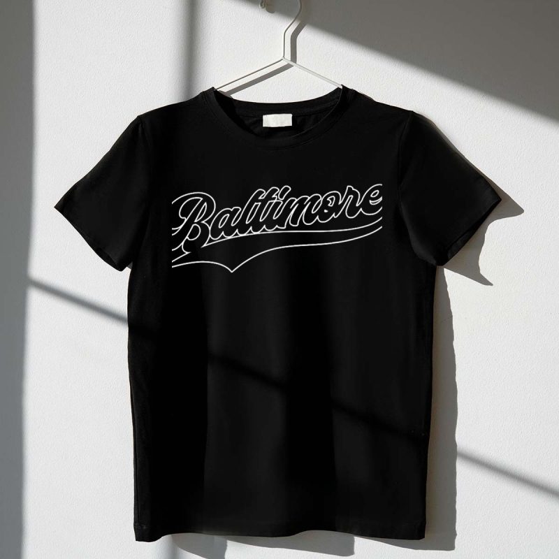Baltimore Baseball Vintage Orioles Classic Script T Shirt t shirt 1 1