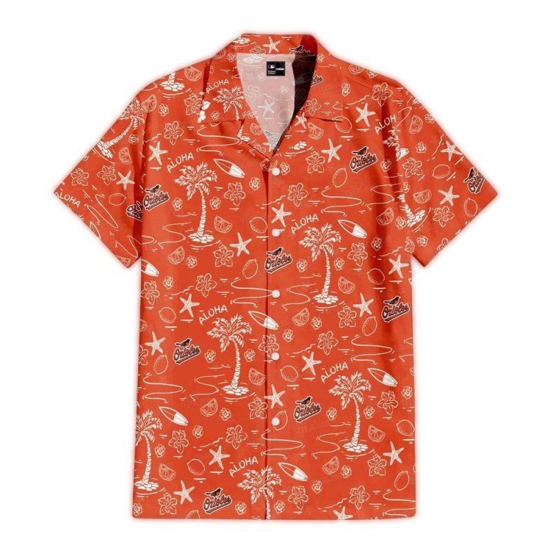 Baltimore Orioles Aloha Paradise Hawaiian Shirt 1