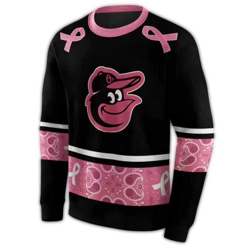 Baltimore Orioles Awareness Ribbon AOP Sweatshirt 1