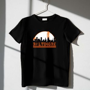 Baltimore Orioles Skyline Love T-Shirt - Perfect Fan Gear For Game Day