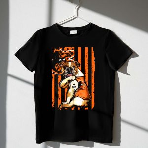 Baltimore Orioles Bulldog I Love Mom T-Shirt For Sports Fans