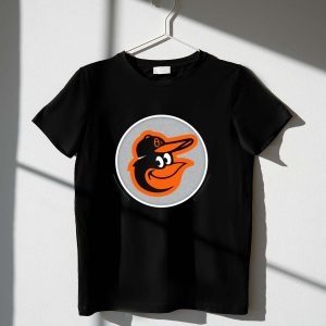Baltimore Orioles Cartoon Bird Graphic T-Shirt For Fans