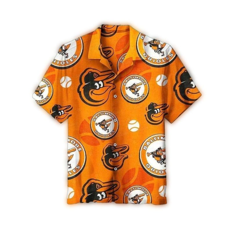 Baltimore Orioles Classic Charm Hawaiian Shirt 1