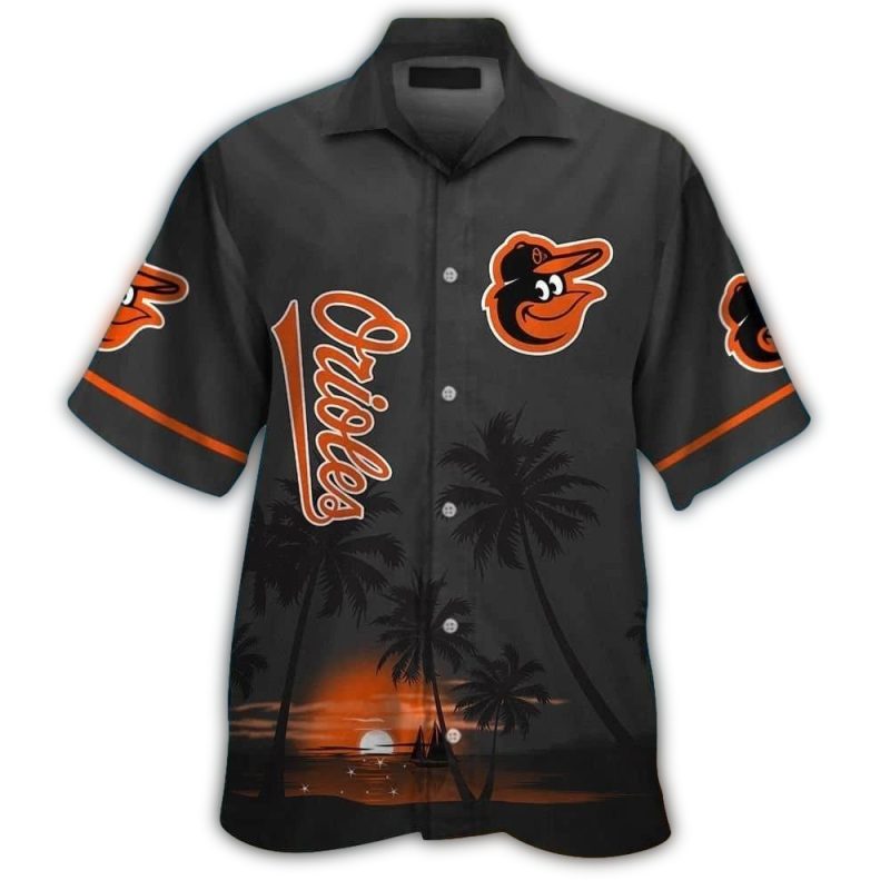 Baltimore Orioles Coconut Dawn Beach Tropical Hawaiian Shirt 1