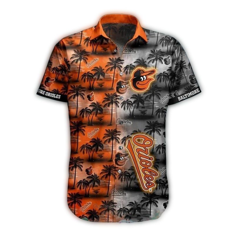 Baltimore Orioles Coconut Island Tropical Hawaiian Shirt 1