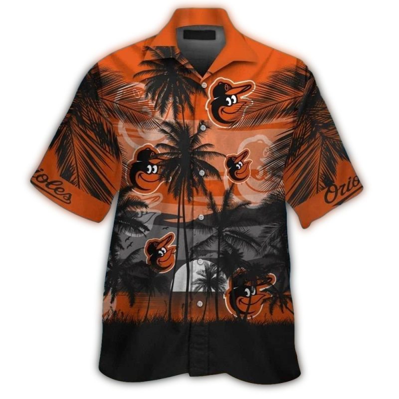 Baltimore Orioles Coconut Tropical Beach Hawaiian Shirt 1