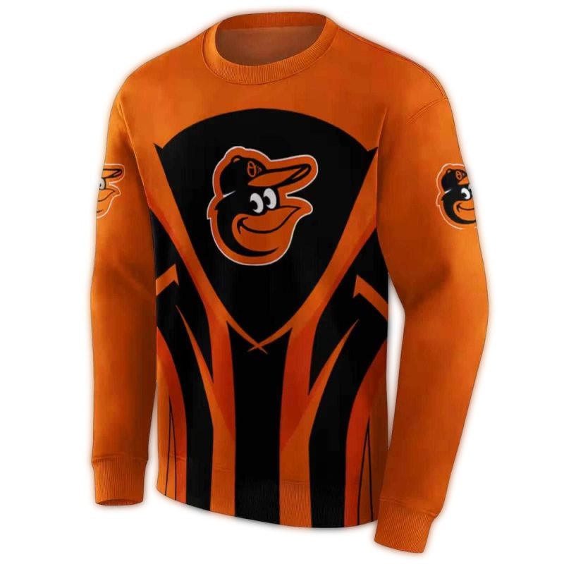 Baltimore Orioles Concentric Lines AOP Sweatshirt 1