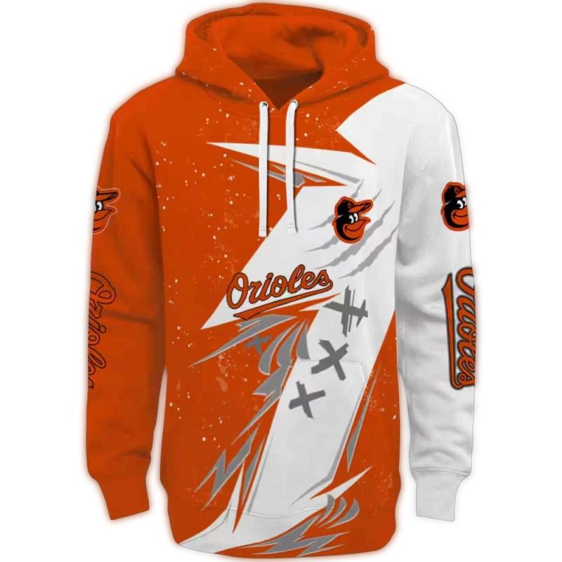 Baltimore Orioles Dynamic Slash AOP Hoodie 1