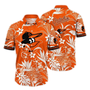 Vintage Baltimore Orioles Floral Hawaiian Shirt For Fans