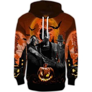 Baltimore Orioles Halloween Vibes All Over Print Hoodie For Friends Fans