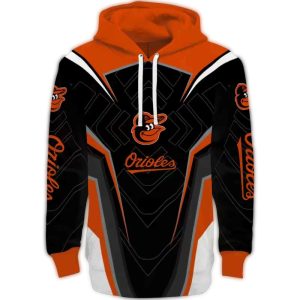 Futuristic Baltimore Orioles All-Over Print Hoodie For Fans