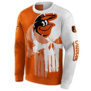 Baltimore Orioles All-Over Print Graphic Sweatshirt For Fans