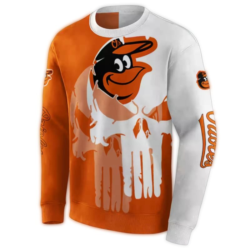 Baltimore Orioles Graphic Punisher AOP Sweatshirt 1