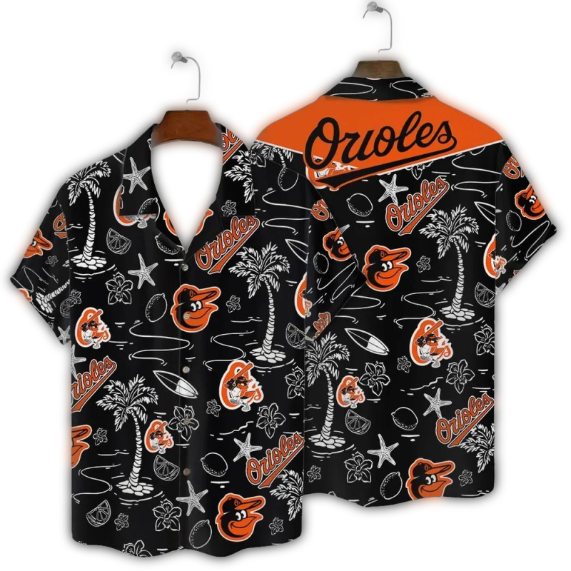 Baltimore Orioles Island Icons Hawaiian Shirt 1