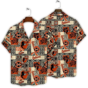 Baltimore Orioles Hawaiian Shirt - Island Quilt Design For Fans