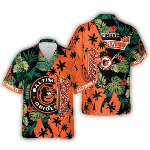 Baltimore Orioles Tropical Hawaiian Shirt For Casual Style