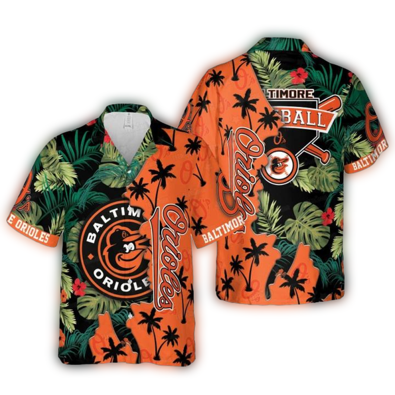 Baltimore Orioles Island Vibe Hawaiian Shirt 1