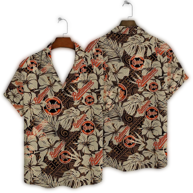 Baltimore Orioles Jungle Fever Hawaiian Shirt 1