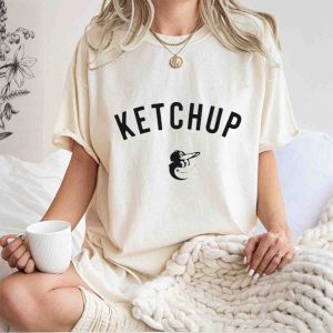 Baltimore Orioles Ketchup Graphic T-Shirt For Fans