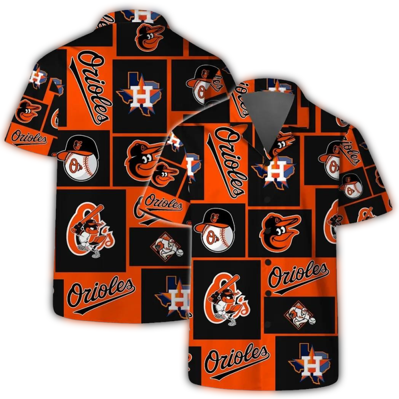 Baltimore Orioles Lone Star Spirit Hawaiian Shirt 1
