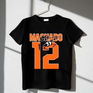 Baltimore Orioles Manny Machado #12 Majestic Baseball Player T-Shirt