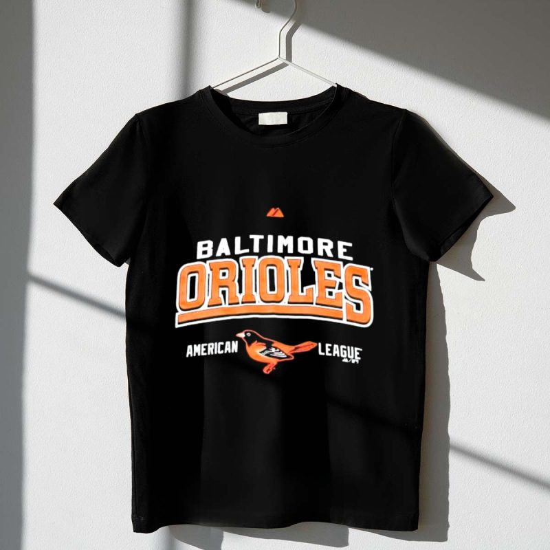 Baltimore Orioles Majestic American League Baseball Team T Shirt t shirt 1 1