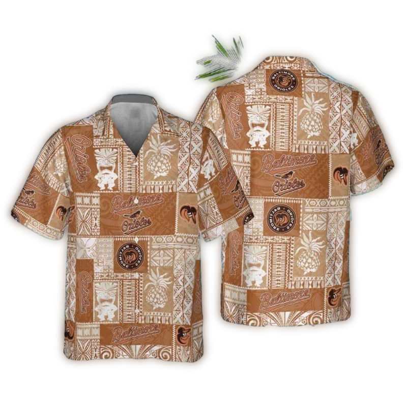Baltimore Orioles Major League Baseball Vintage Hawaiian Shirt 1