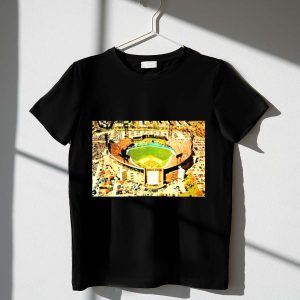 Baltimore Orioles Aerial View T-Shirt - Memorial Stadium Design
