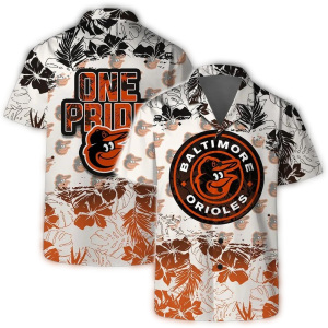 Baltimore Orioles Tropical Hawaiian Shirt - One Pride Design