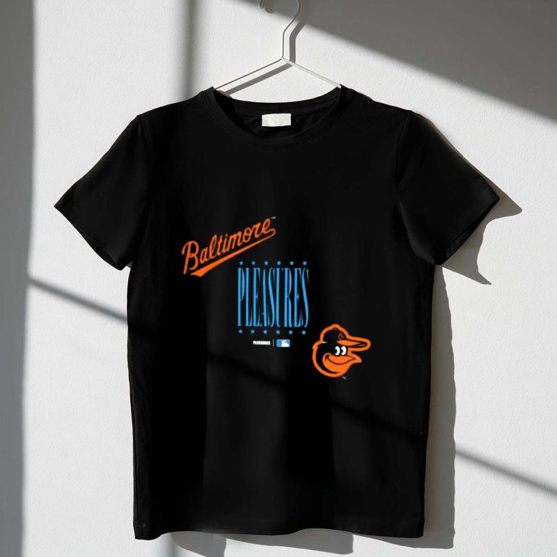 Baltimore Orioles PLEASURES Collaboration T Shirt t shirt 1 1