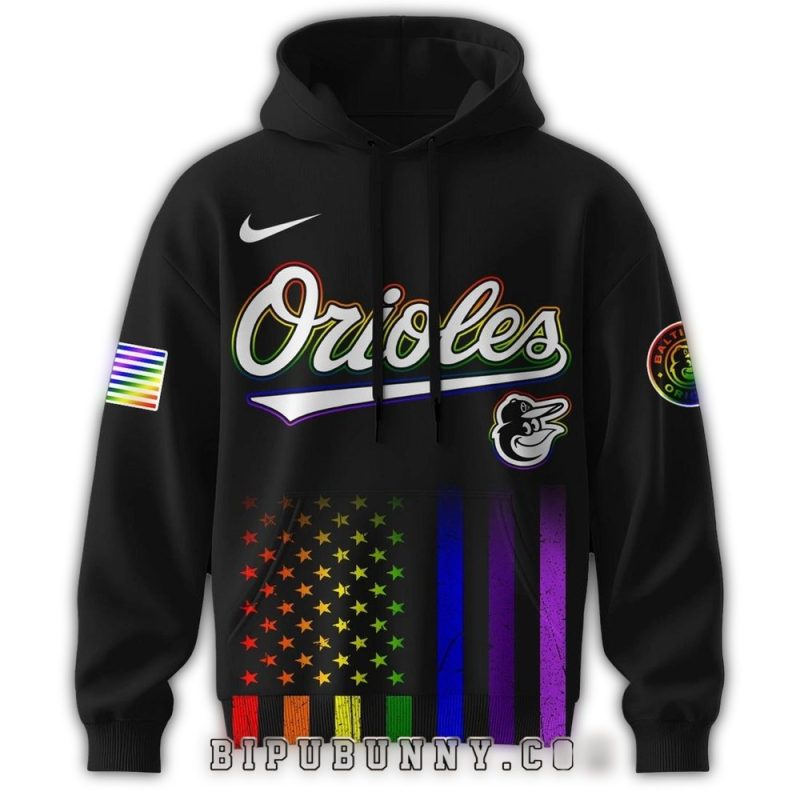 Baltimore Orioles Pride Month AOP Hoodie 1