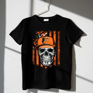 Baltimore Orioles Skull Logo T-Shirt For Fans And Collectors