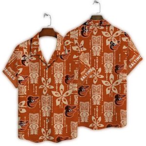 Baltimore Orioles Tiki Islander Hawaiian Shirt For Men - Tropical Style