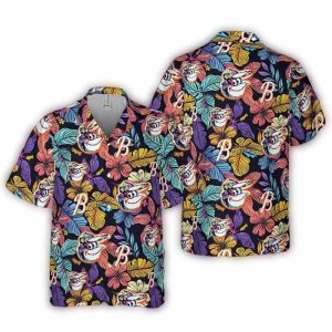 Baltimore Orioles Tropical Sunset Hawaiian Shirt For Casual Style