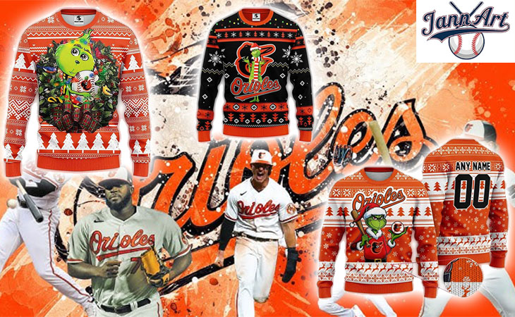 Baltimore Orioles Ugly Sweater