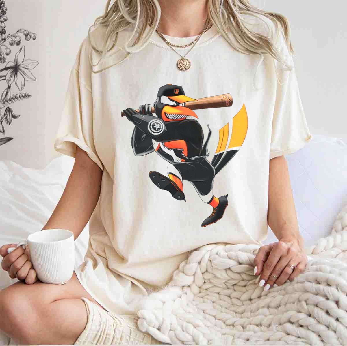 Baltimore Orioles Venom Bird Baseball Character T Shirt t shirt 1 1