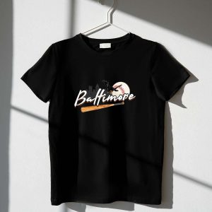 Baltimore Oriole Baseball Fan T-Shirt - Cool Hometown Bird Design