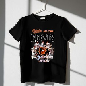 Baltimore Orioles All-Time Great Players Signature T-Shirt