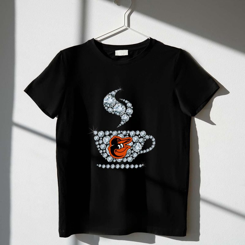 Baltimore orioles coffee diamond shirt t shirt 1 1