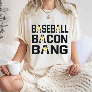 Houston Astros Baseball Bacon Bang T-Shirt For Fans And Collectors