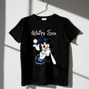 Chicago White Sox Baseball Mickey Graphic T-Shirt For Fans