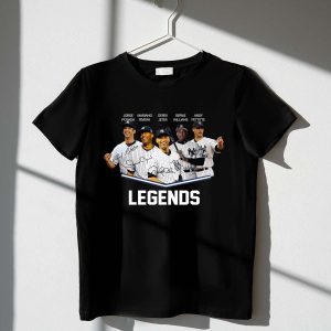 Yankees Legends T-Shirt - Derek Jeter, Jorge Posada, Mariano Rivera & Andy Pettitte