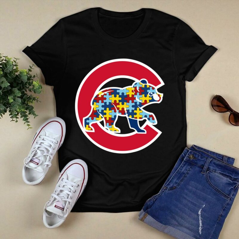Baseball chicago cubs autism awareness shirt t shirt 0.jpg