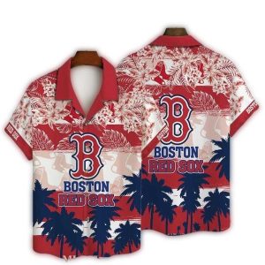 Tropical Coconut Hawaiian Shirt for Boston Red Sox Fans