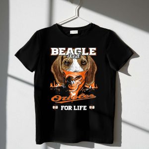 Beagle And Orioles Forever T-Shirt – Perfect For Animal Lovers