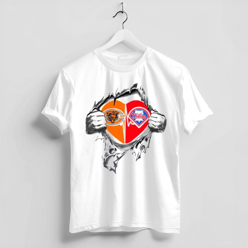 Philadelphia Phillies Bears 'It's In My Heart' Fan T-Shirt for Supporters - Image 4