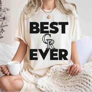 Best Dad Ever Colorado Rockies T-Shirt - Perfect Gift For Rockies Fans