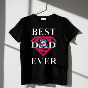 Minnesota Twins Super Dad T-Shirt - Best Dad Ever Gift