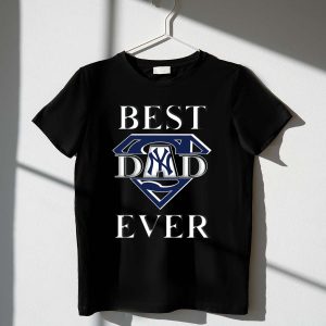 Best Dad Ever New York Yankees Superman Graphic T-Shirt