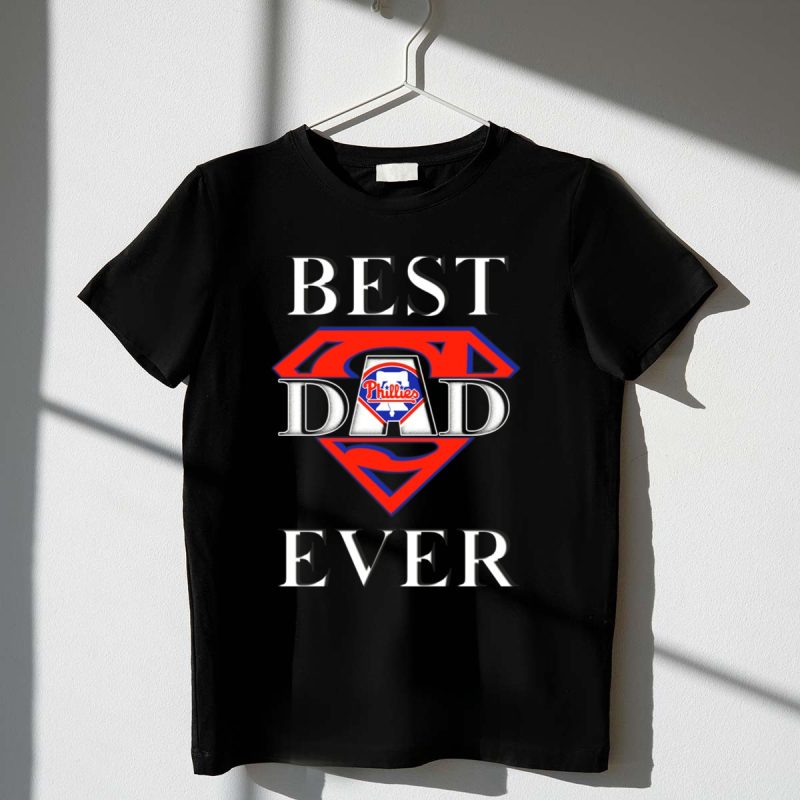 Super Dad Phillies Superman T-Shirt – Ideal Gift for Father's Day
